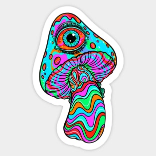 Magic mushroom Sticker